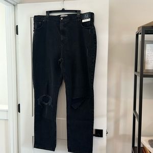 Abercrombie The 90s Straight Jeans - Ultra High Rise Size 20 long